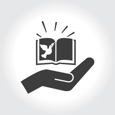 İncil kitap el simgesi