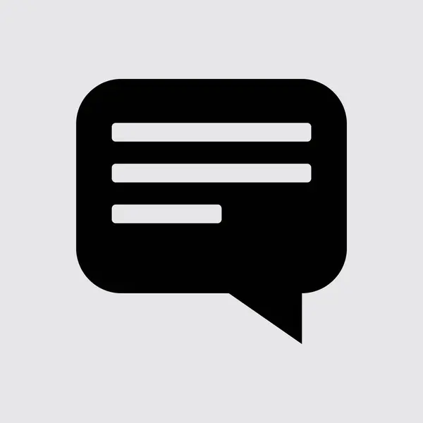 Chatting flat icon — Stock Vector