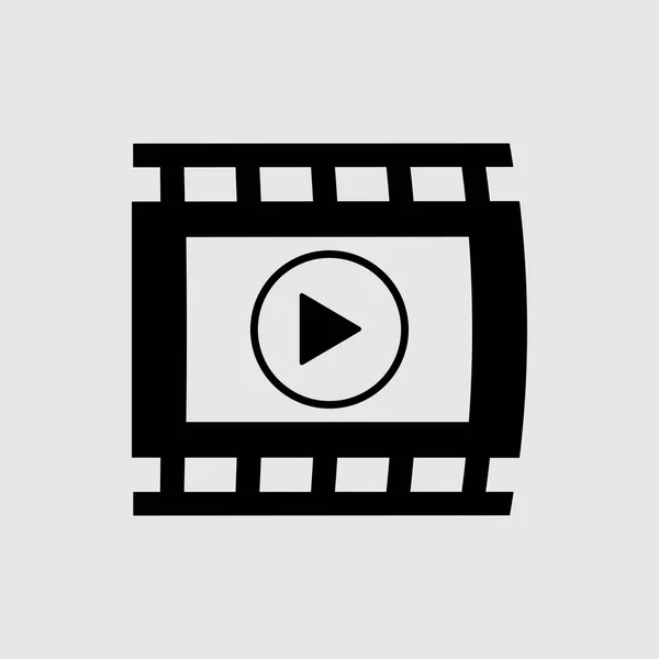 Икона плоской кинематографии — стоковый вектор