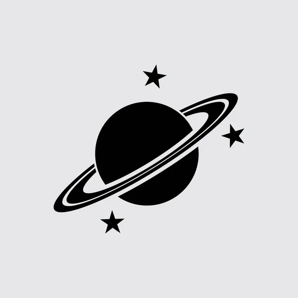 Planeet platte pictogram — Stockvector