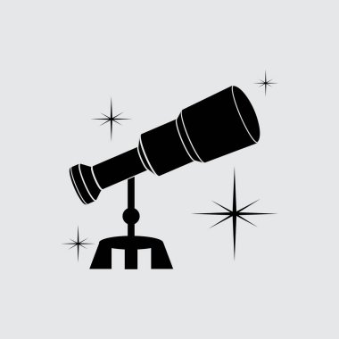 observation flat icon clipart