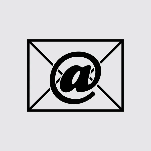 Плоский значка електронної пошти — стоковий вектор