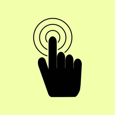 Bir düğmeye dokunarak ile el