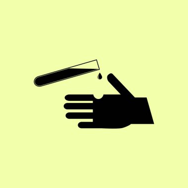 Tüp Bebek ve el simgesi