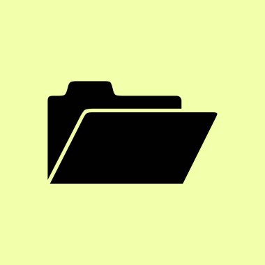 klasör simgesi illüstrasyon