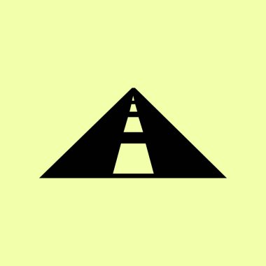 yol simgesi illüstrasyon