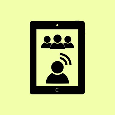 Video konferans simgesi