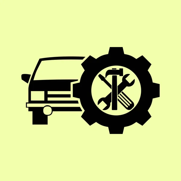 Auto repair. icon — Stock Vector