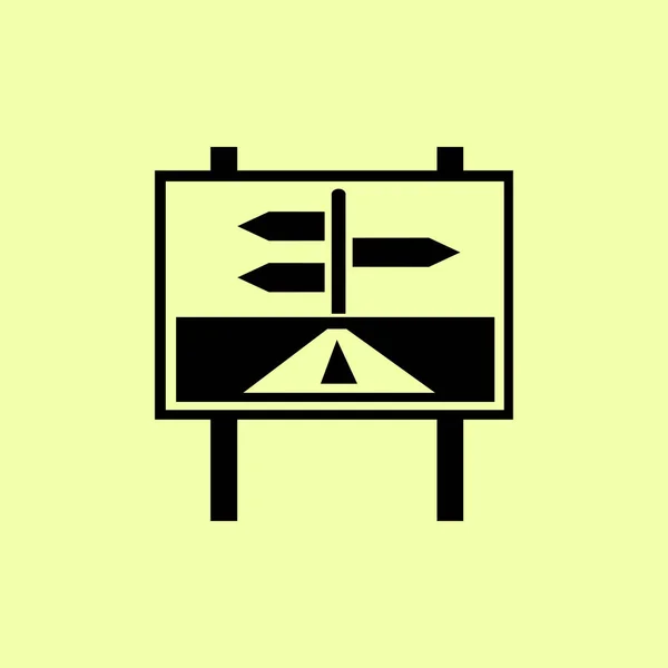Illustrazione icona segnaletica — Vettoriale Stock