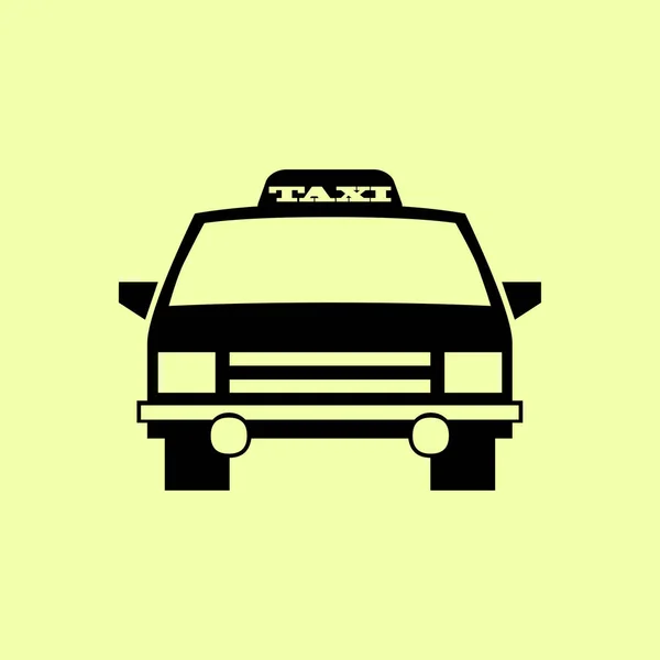 Taxi auto teken — Stockvector