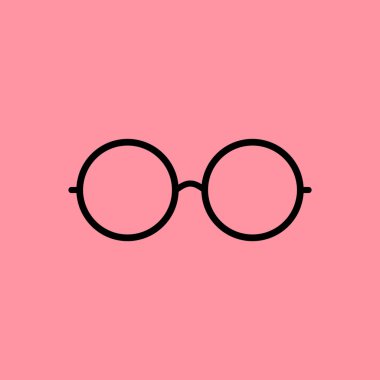 gözlük basit simgesi