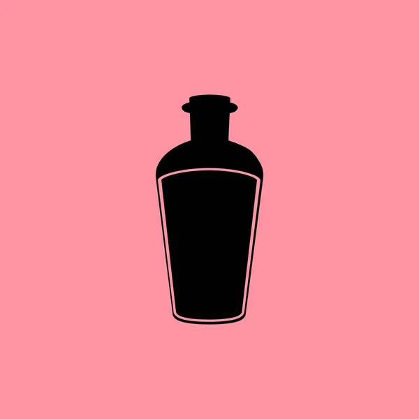 Fles eenvoudige pictogram — Stockvector