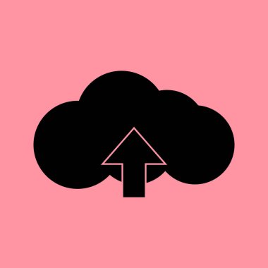 bulut depolama basit simgesini