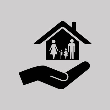 Aile siluet simge