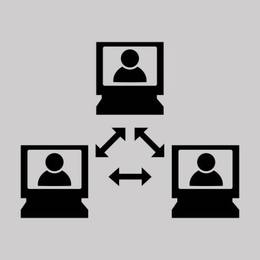 Video konferans simgesi