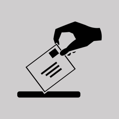 Posta simgesini veren el