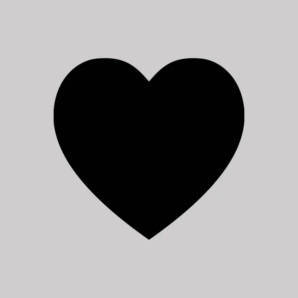 Herzsymbol-Zeichen — Stockvektor