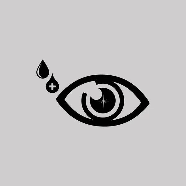 Символ иконы глаз — стоковый вектор