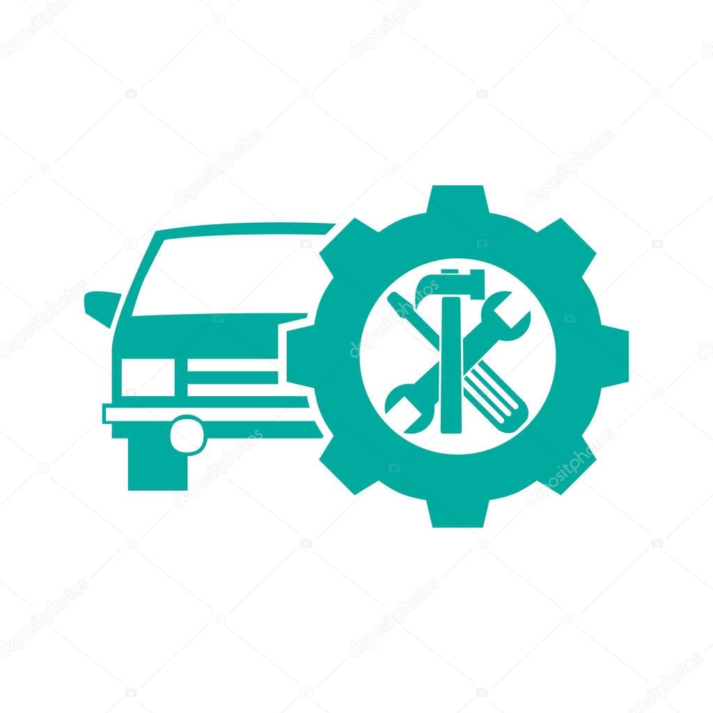 car repair simple icon