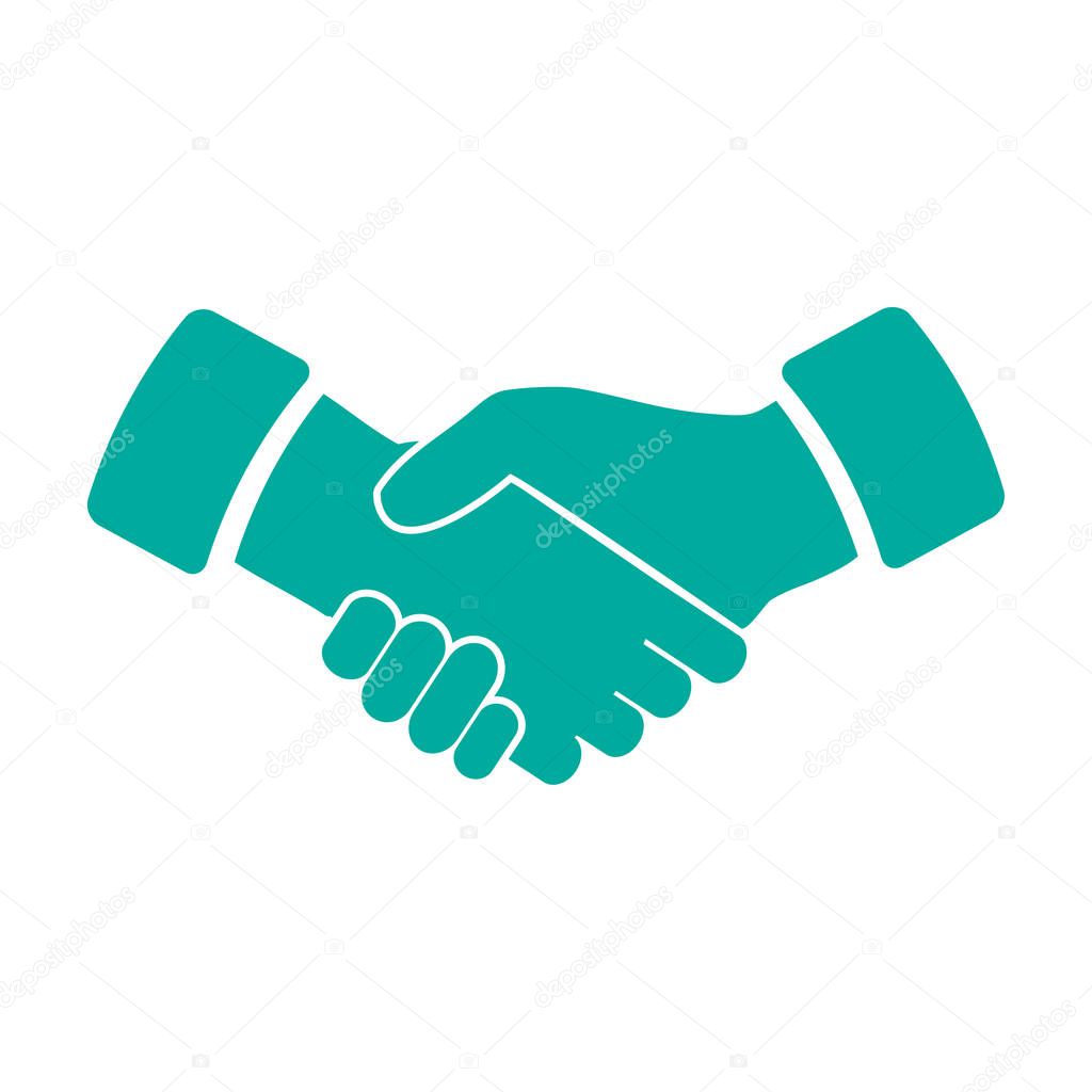 handshake simple icon
