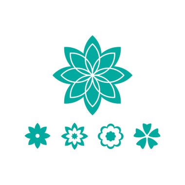 Çiçekler Icons set