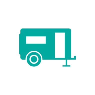 Karavan basit simgesi