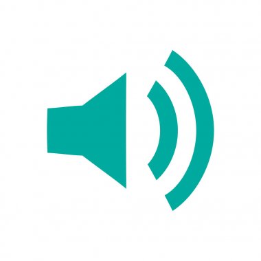 basit hoparlör simgesi