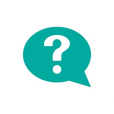 basit soru işareti simgesi