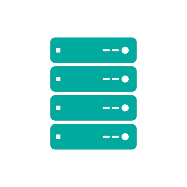 Almacenamiento de datos icono simple — Archivo Imágenes Vectoriales