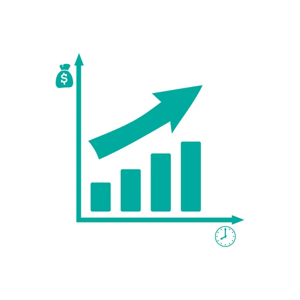 Grafico icona semplice — Vettoriale Stock