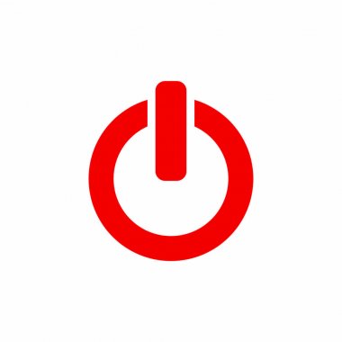 On/Off switch icon clipart