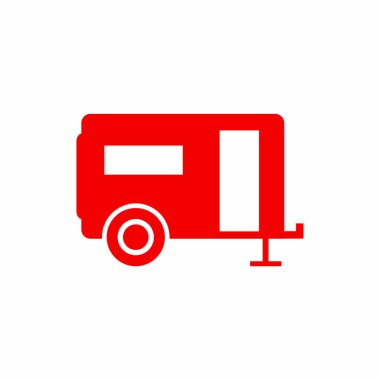 Karavan basit simgesi