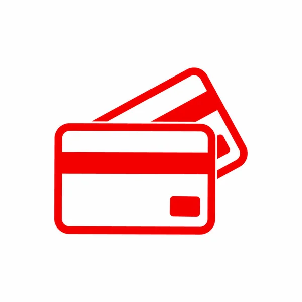 Kreditkarten einfaches Symbol — Stockvektor