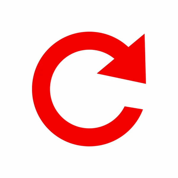 Eenvoudige pictogram Vernieuwen — Stockvector