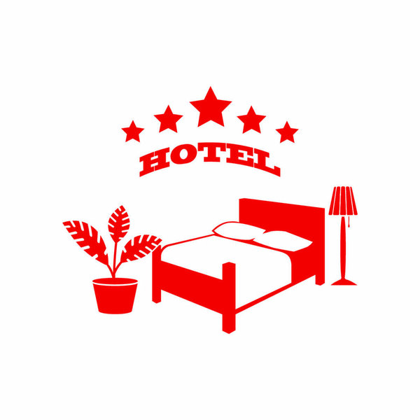 hotel sign illustration