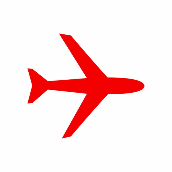Illustration d'icône d'avion — Image vectorielle