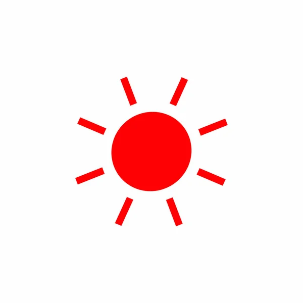 Sonne einfaches Symbol — Stockvektor