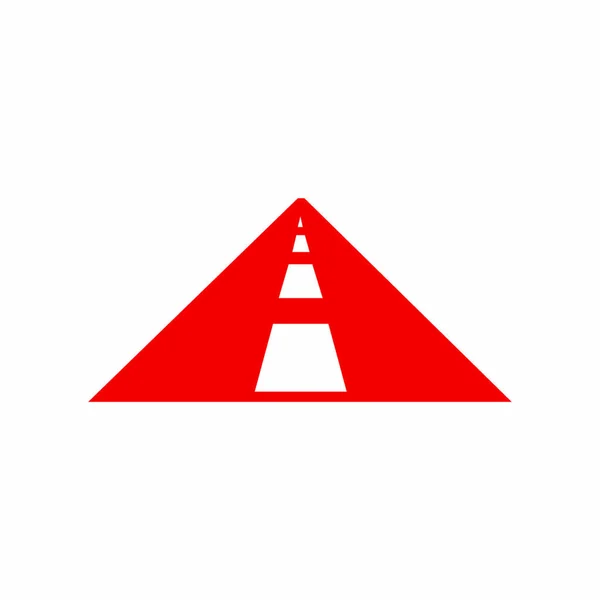 Ilustração do ícone da estrada — Vetor de Stock