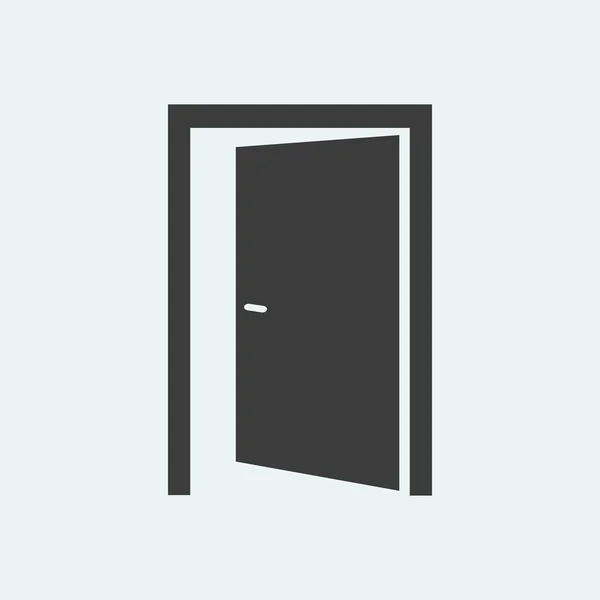 Puertas icono web — Vector de stock