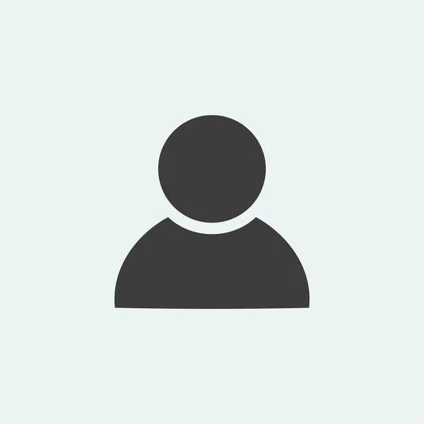 Felhasználói profil szimbólum — Stock Vector