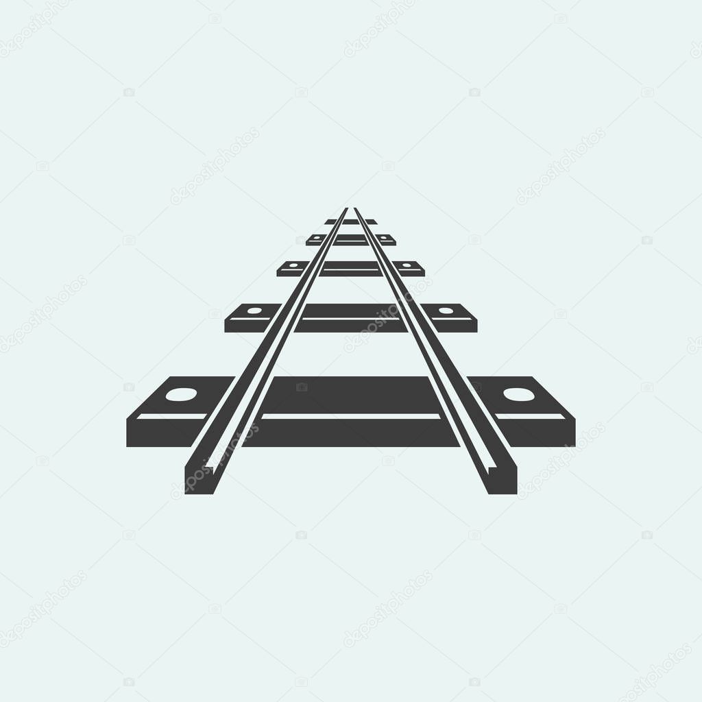 railroad icon  illustration