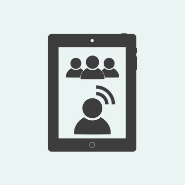 Video konferans simgesi