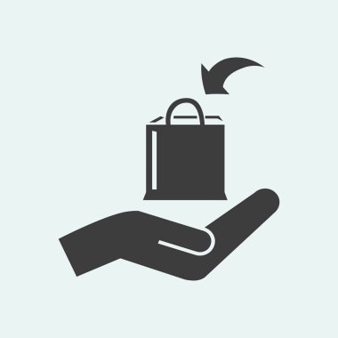 alışveriş çantası simgesi