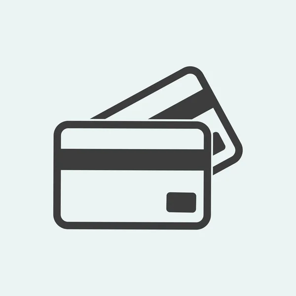 Icône cartes de crédit — Image vectorielle