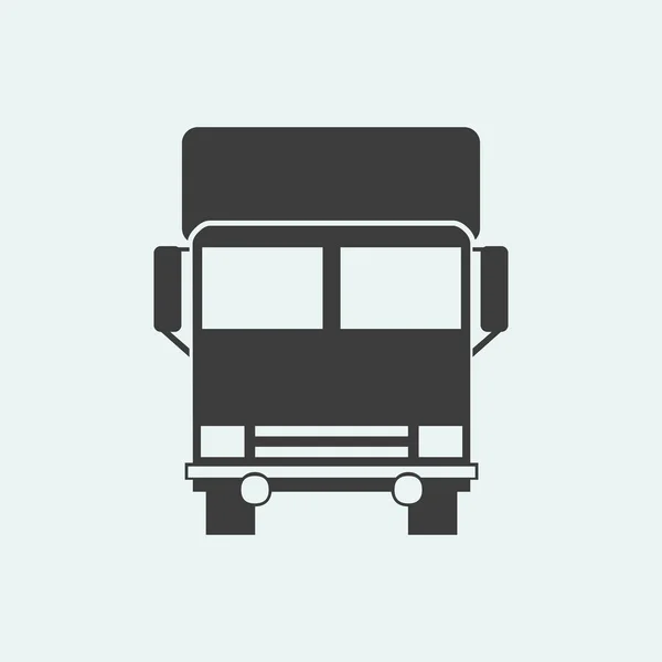 Symbol einer LKW-Illustration — Stockvektor