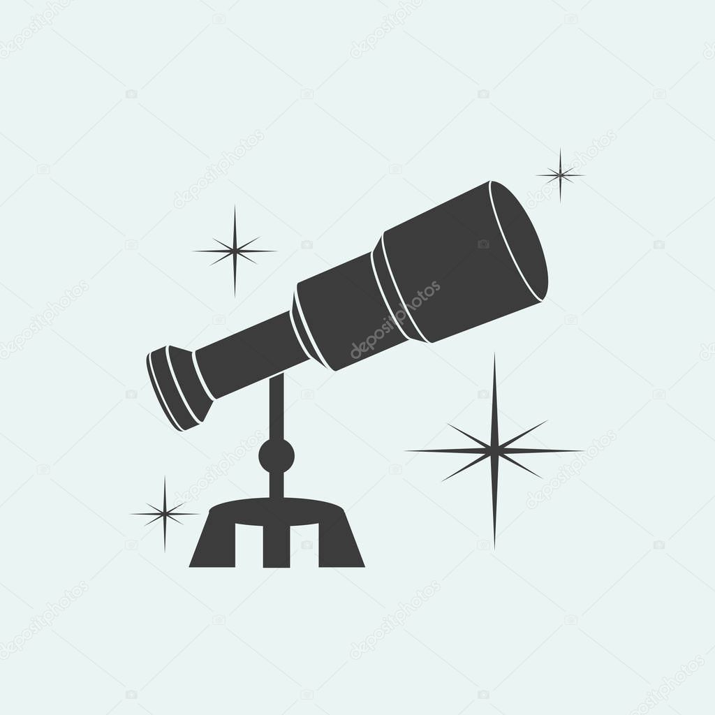 Telescope icon   illustration