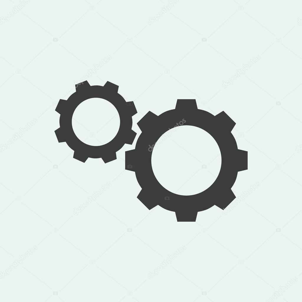 gears icon  illustration