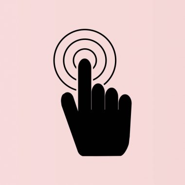 Bir düğmeye dokunarak ile el