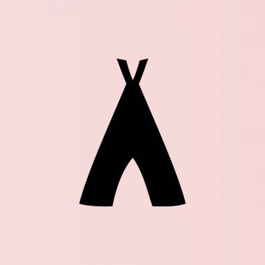 Kulübe düz simgesi