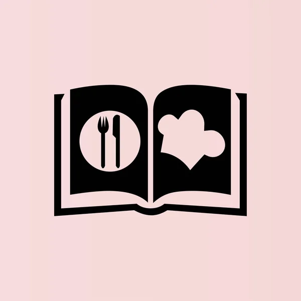 Cook boekpictogram — Stockvector